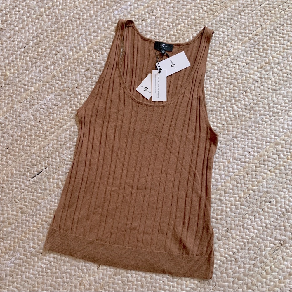 7 for All Mankind - knit tank - Size Large - Picture 1 of 6